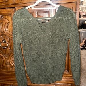Small green sweater